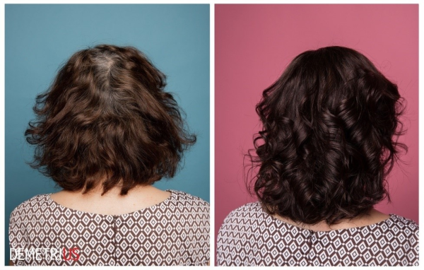 Закрашивание седины