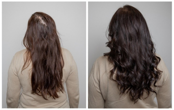 Закрашивание седины