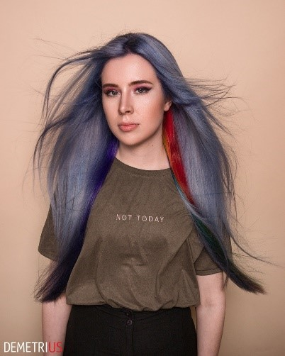 Яркое окрашивание